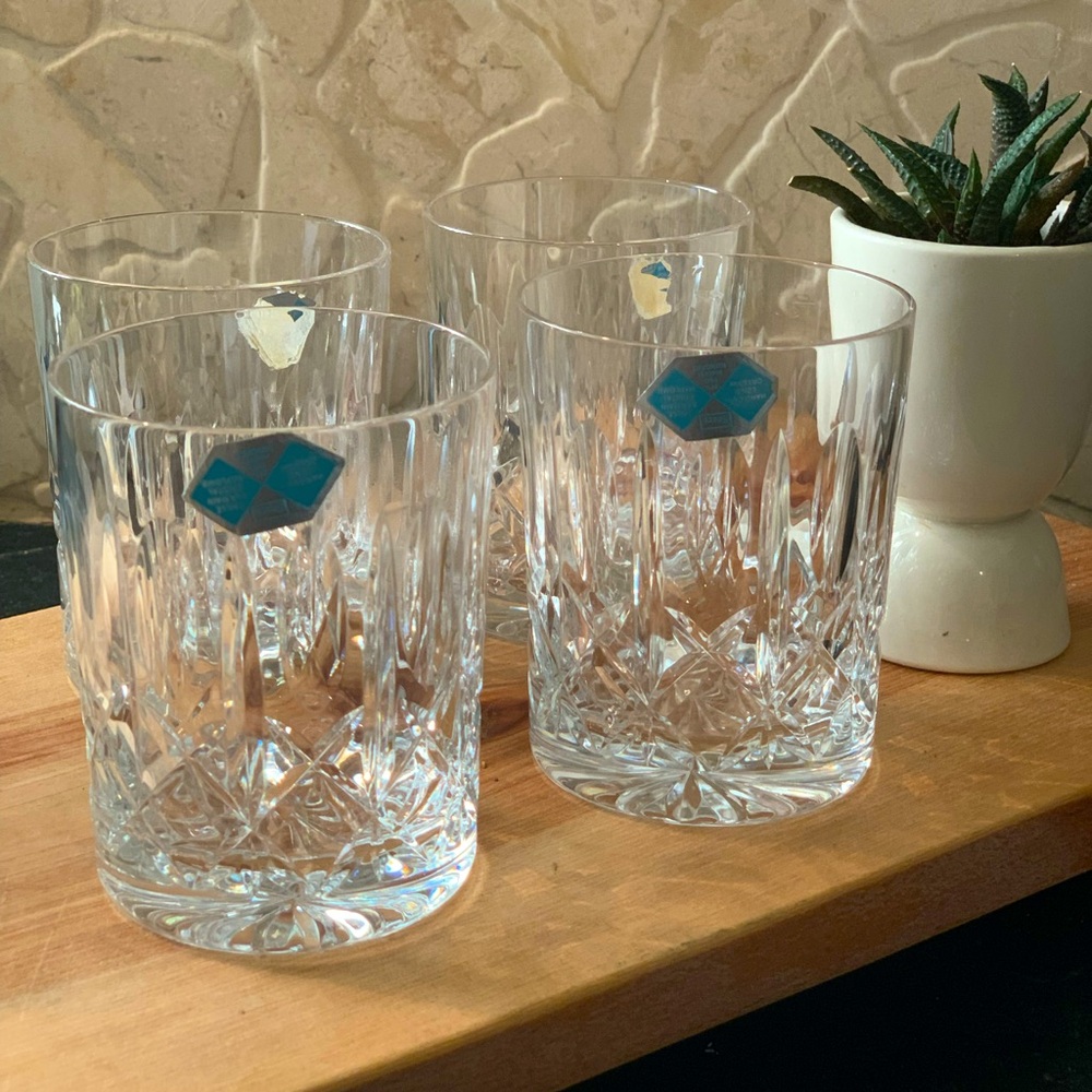 SEARS | Set of 4 | Hungarian Cut Crystal Whisky Tumblers